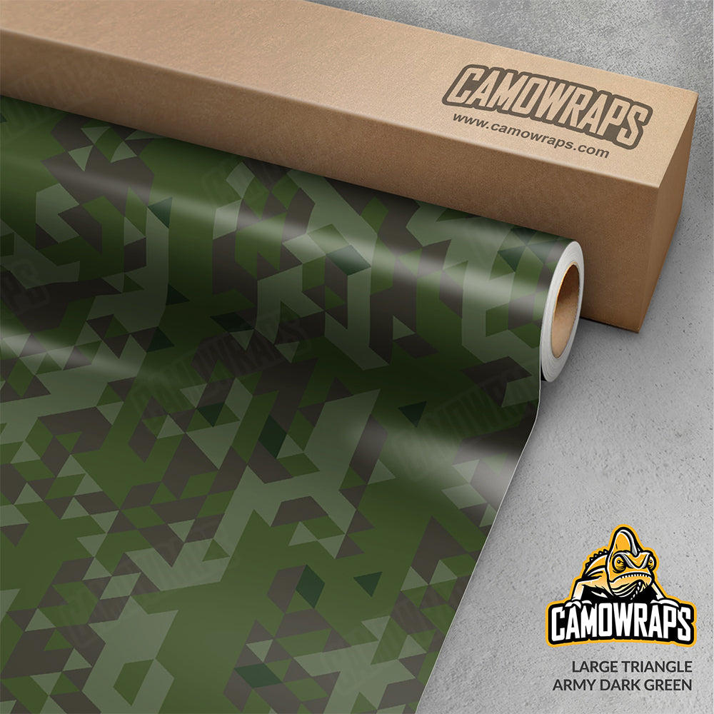 Triangle Army Dark Green Gun Skin Vinyl Wrap