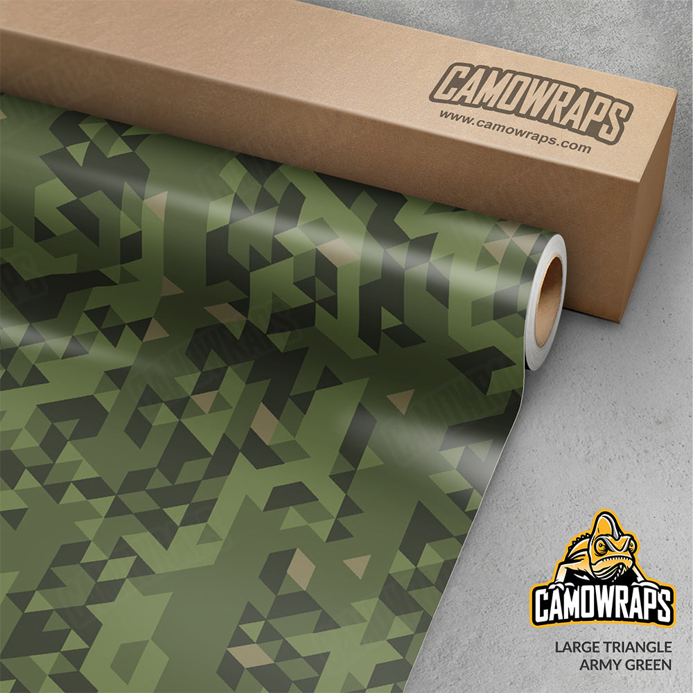 Triangle Army Green Gun Skin Vinyl Wrap