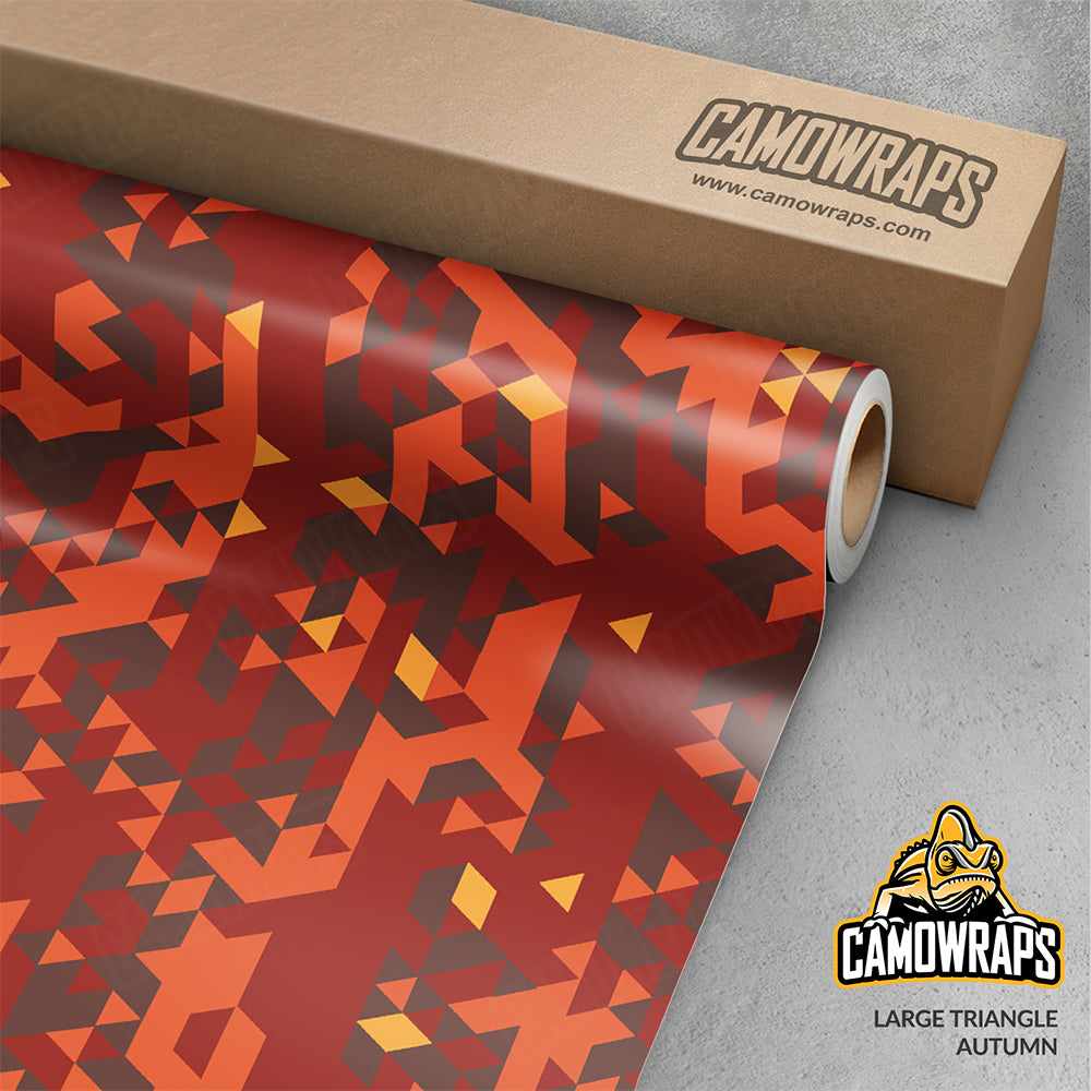 Triangle Autumn Gun Skin Vinyl Wrap