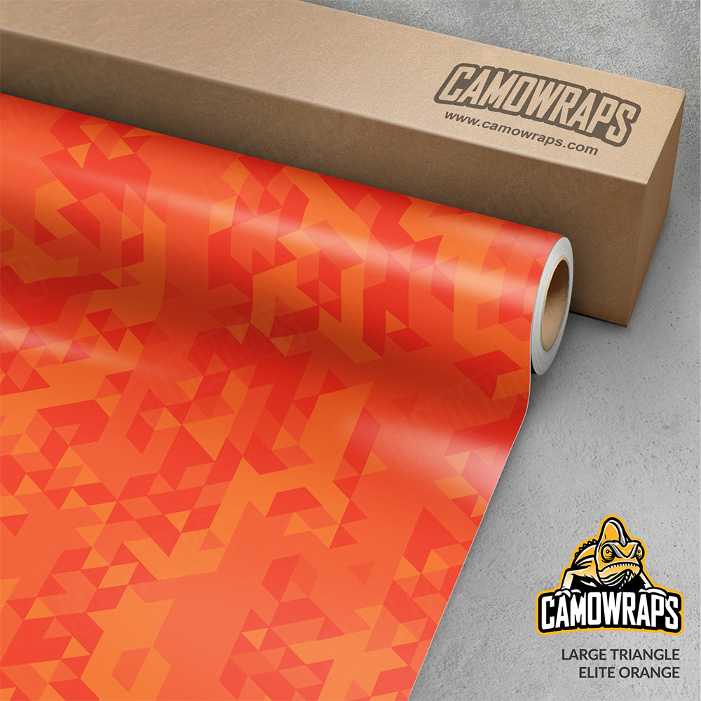 Triangle Elite Orange Gun Skin Vinyl Wrap