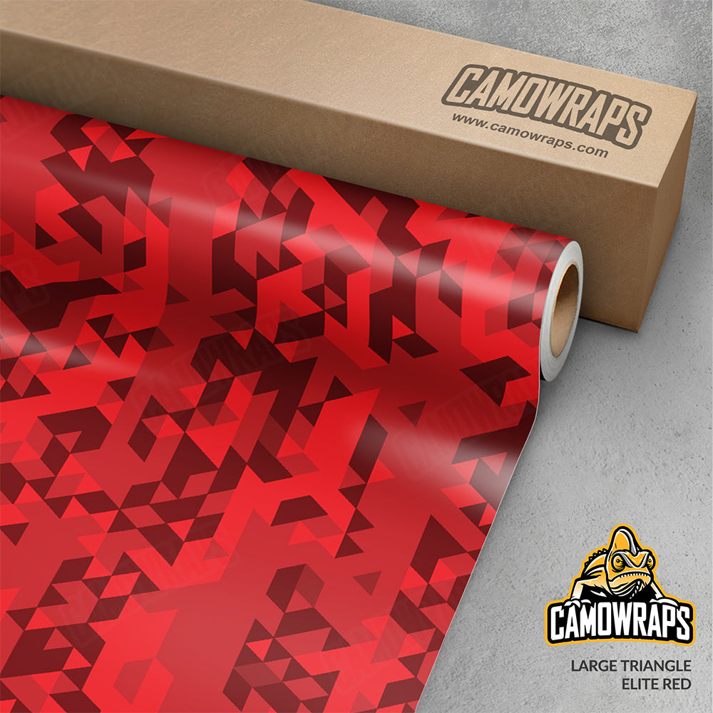 Triangle Elite Red Gun Skin Vinyl Wrap