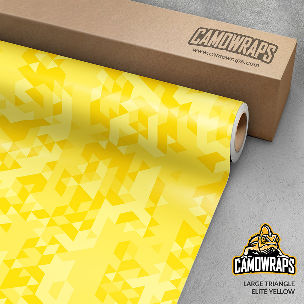 Triangle Elite Yellow Gun Skin Vinyl Wrap