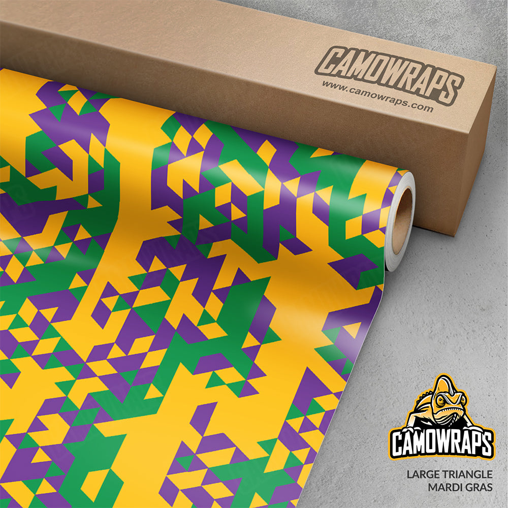 Triangle Mardi Gras Gun Skin Vinyl Wrap