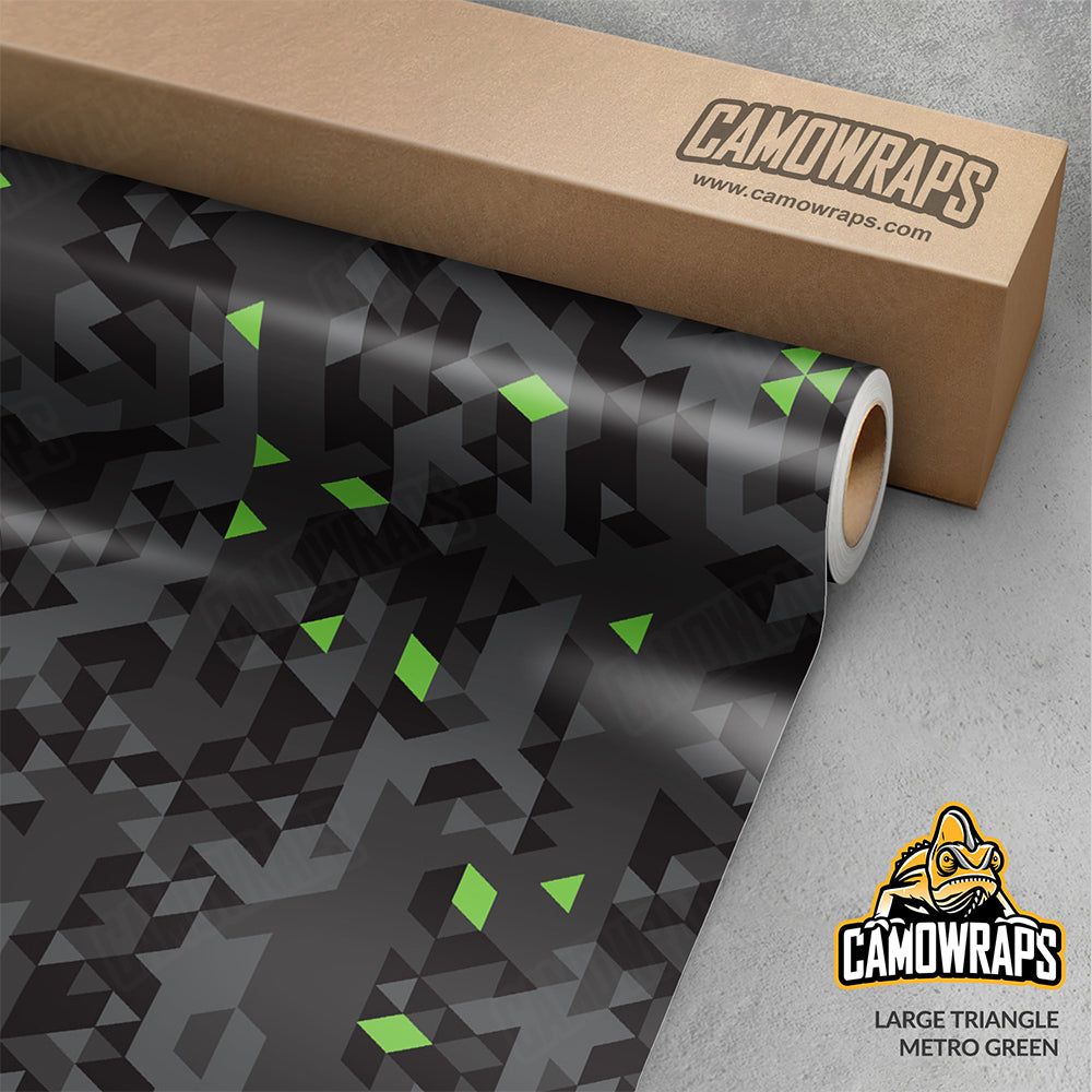 Triangle Metro Green Gun Skin Vinyl Wrap