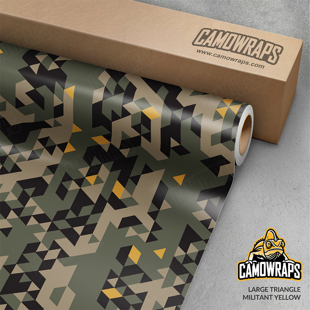Triangle Militant Yellow Gun Skin Vinyl Wrap