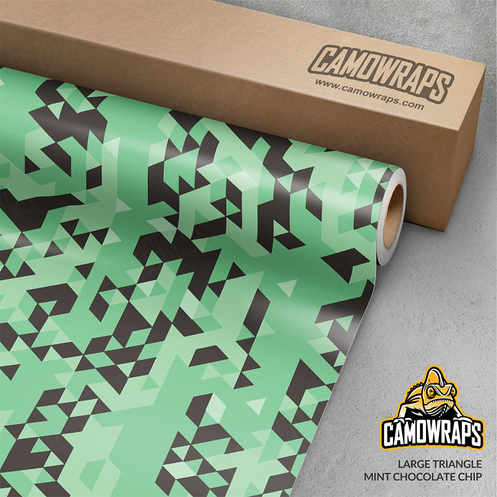 Triangle Mint Chocolate Chip Gun Skin Vinyl Wrap