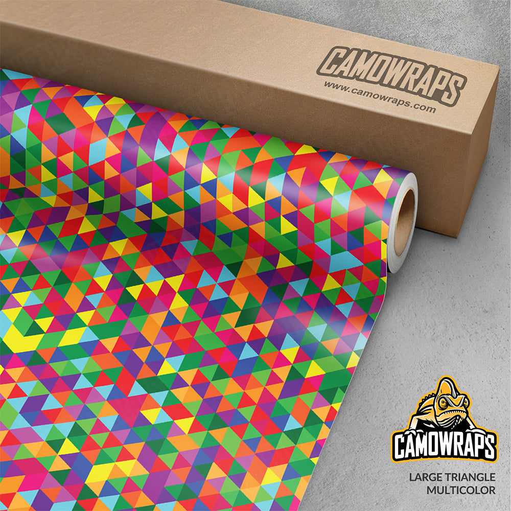Triangle Multicolor Gun Skin Vinyl Wrap