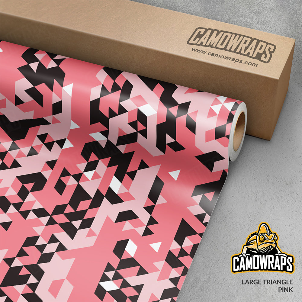 Triangle Pink Gun Skin Vinyl Wrap