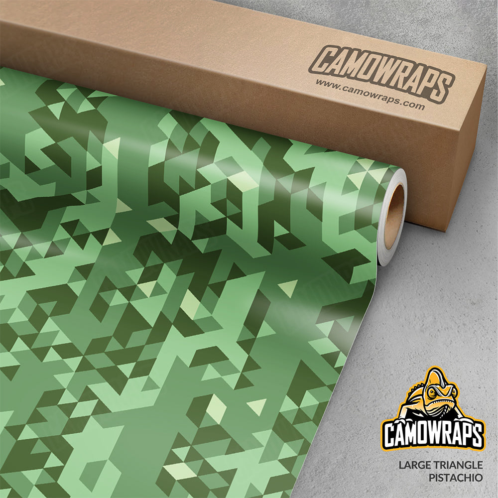 Triangle Pistachio Gun Skin Vinyl Wrap