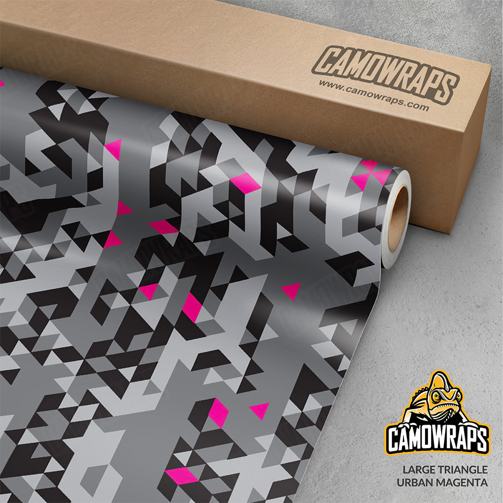 Triangle Urban Magenta Gun Skin Vinyl Wrap