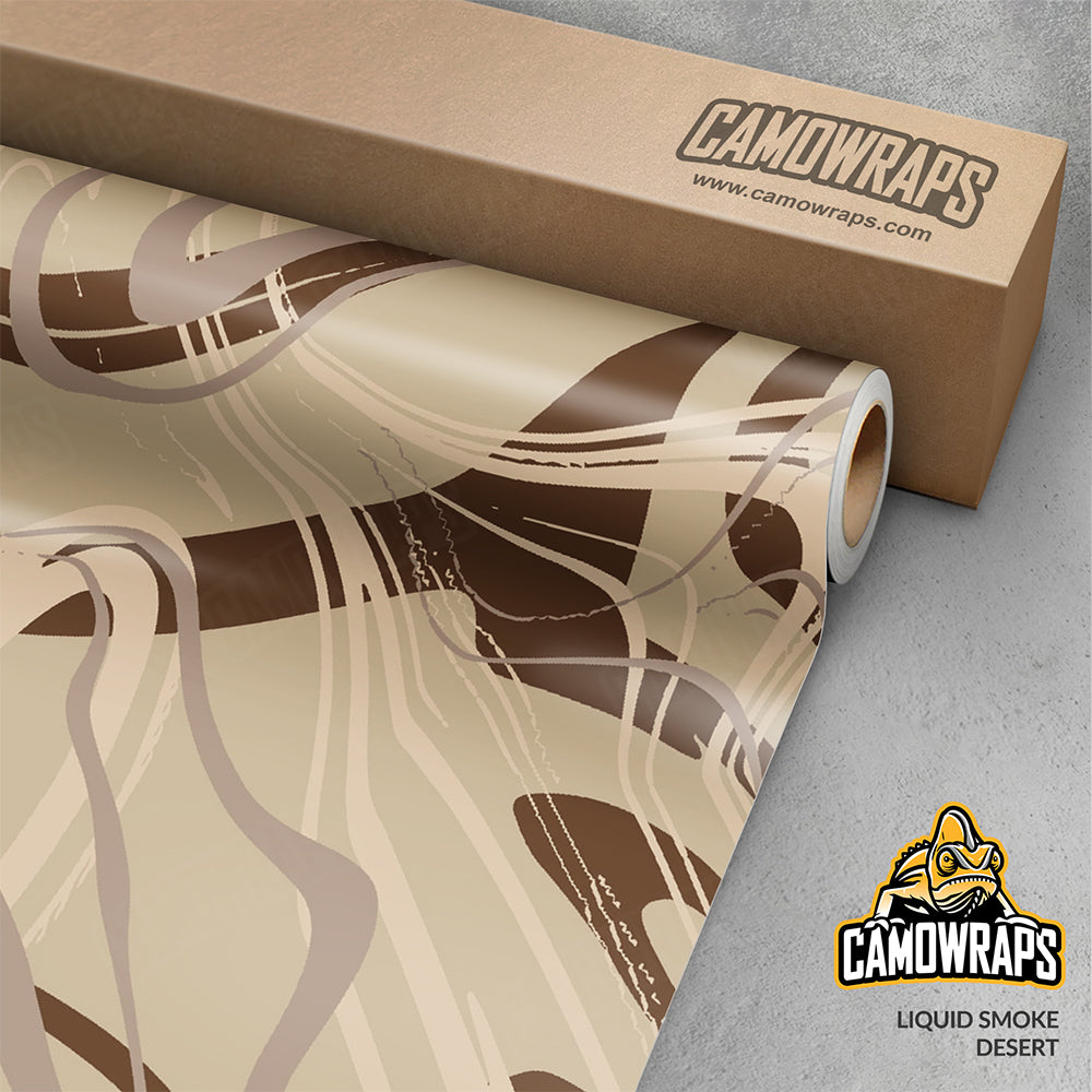 Liquid Smoke Desert Gun Skin Vinyl Wrap