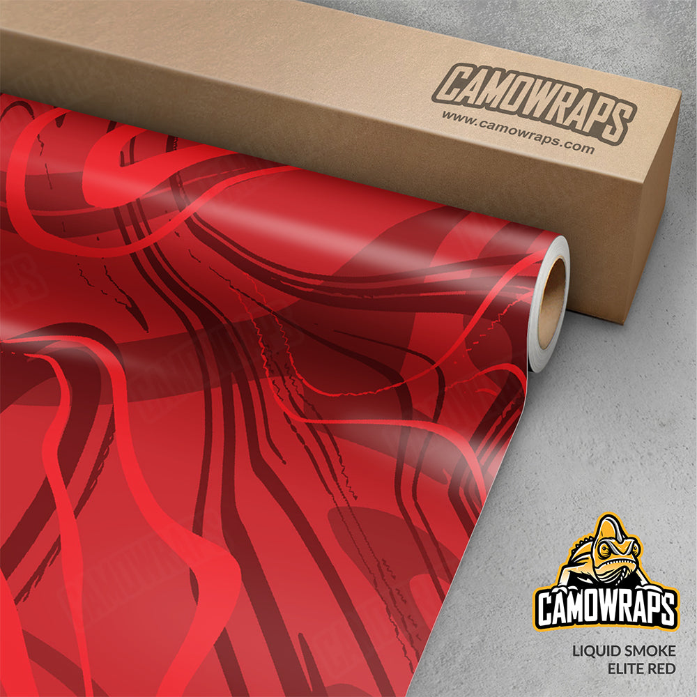 Liquid Smoke Elite Red Gun Skin Vinyl Wrap