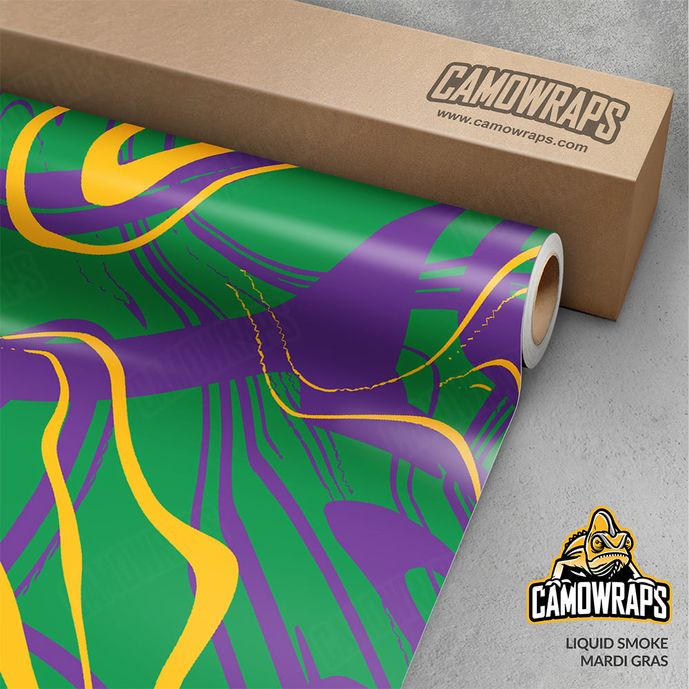 Liquid Smoke Mardi Gras Gun Skin Vinyl Wrap