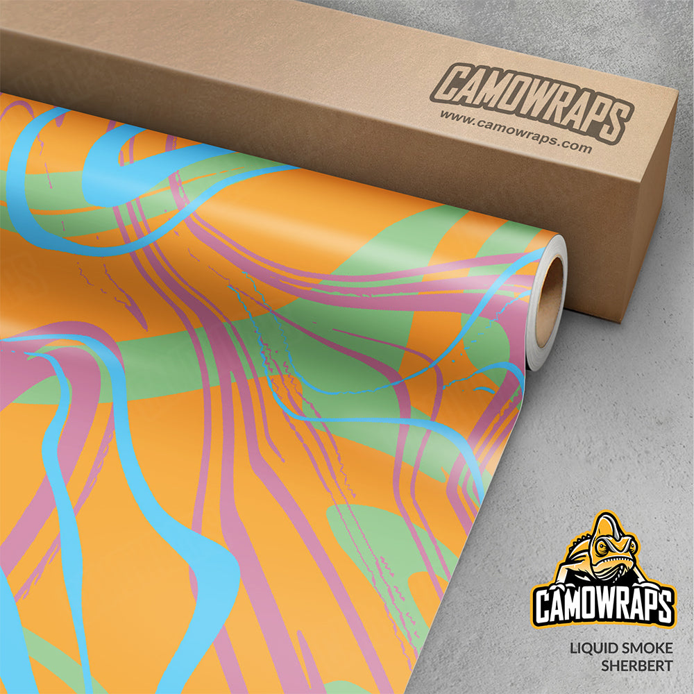 Liquid Smoke Sherbert Gun Skin Vinyl Wrap