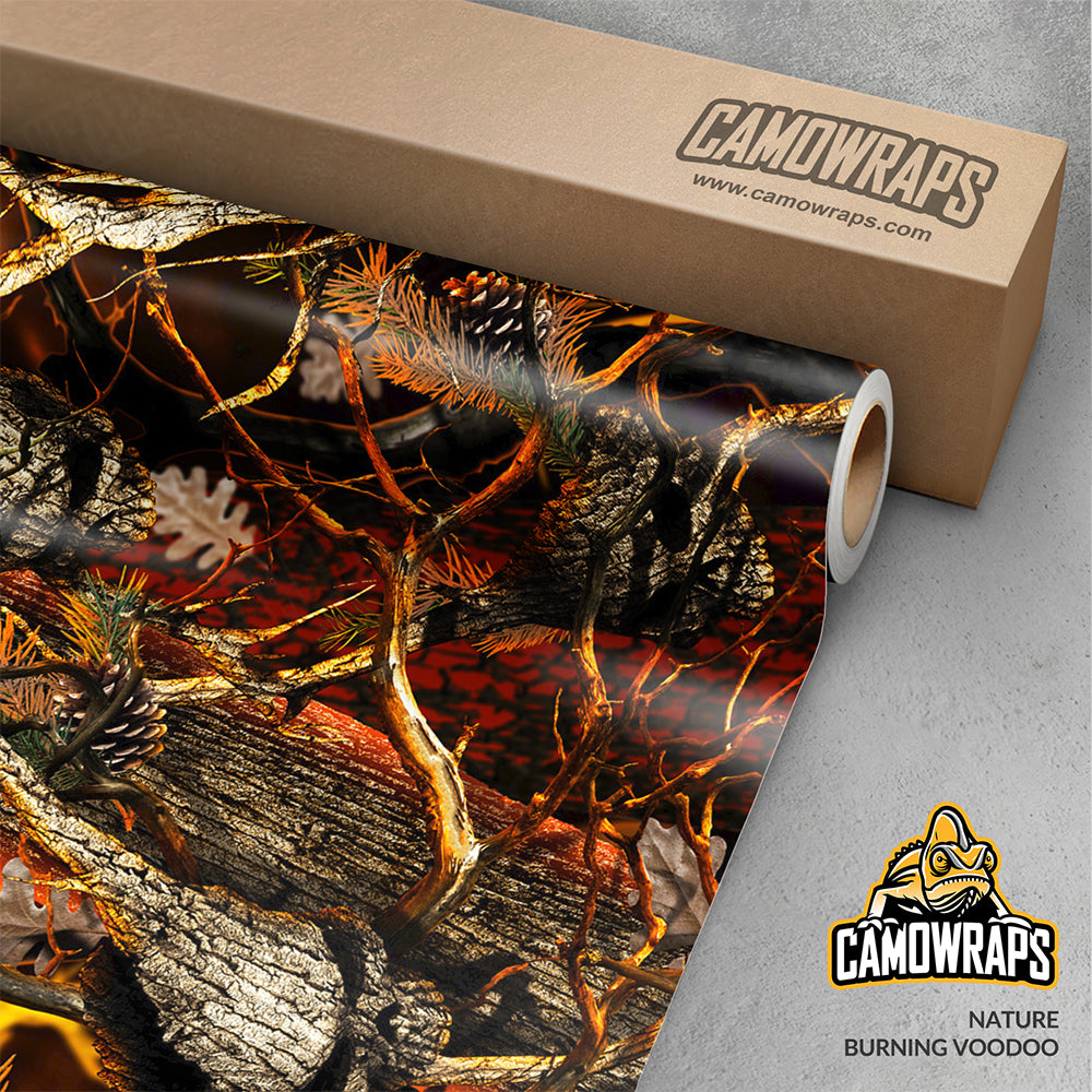 Nature Burning Voodoo Gun Skin Vinyl Wrap