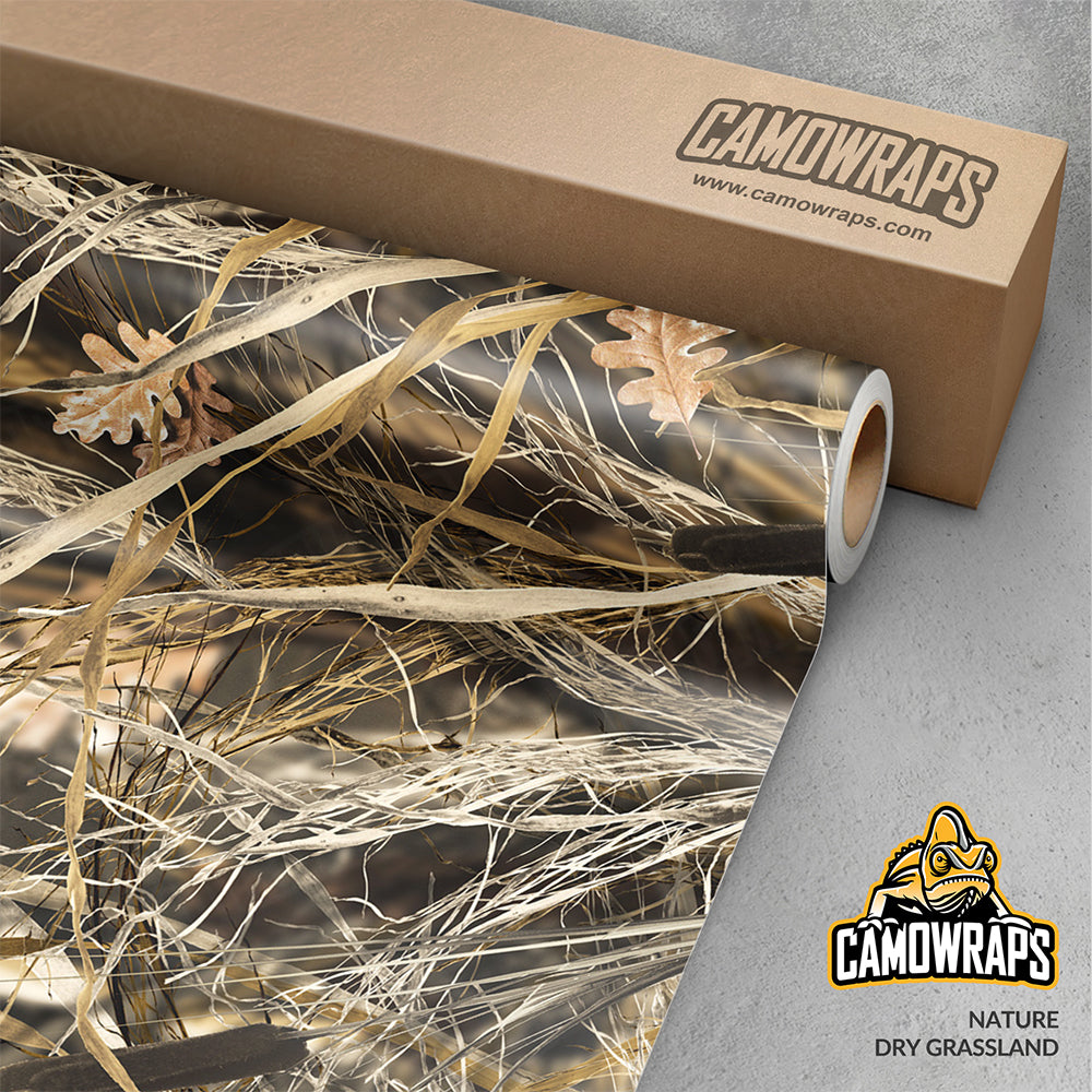 Nature Dry Grassland Gun Skin Vinyl Wrap