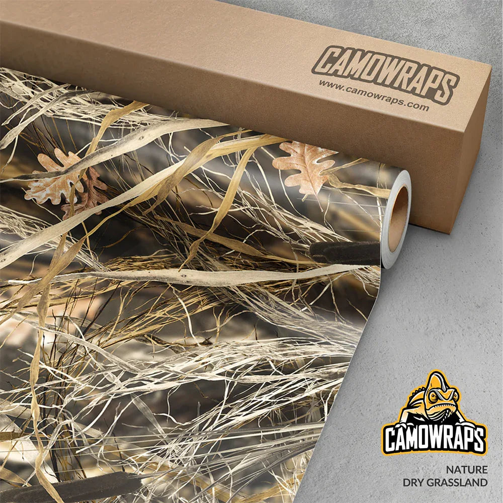 Nature Dry Grassland Gun Skin Vinyl Wrap