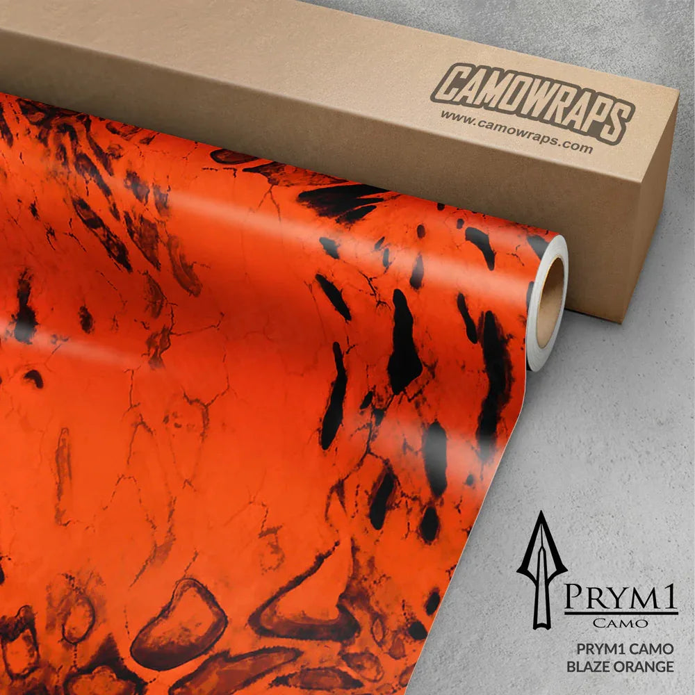 Prym1 Camo Blaze Orange Gun Skin Vinyl Wrap