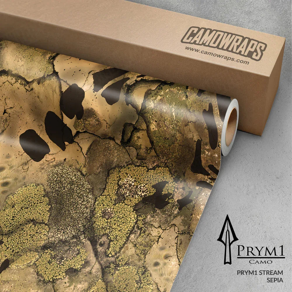 Prym1 Stream Sepia Gun Skin Vinyl Wrap