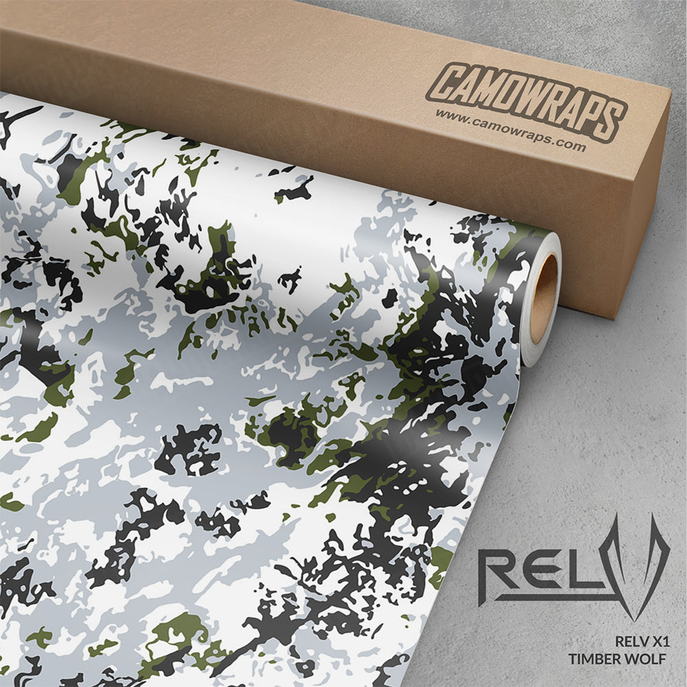 RELV Camo Vinyl Wraps
