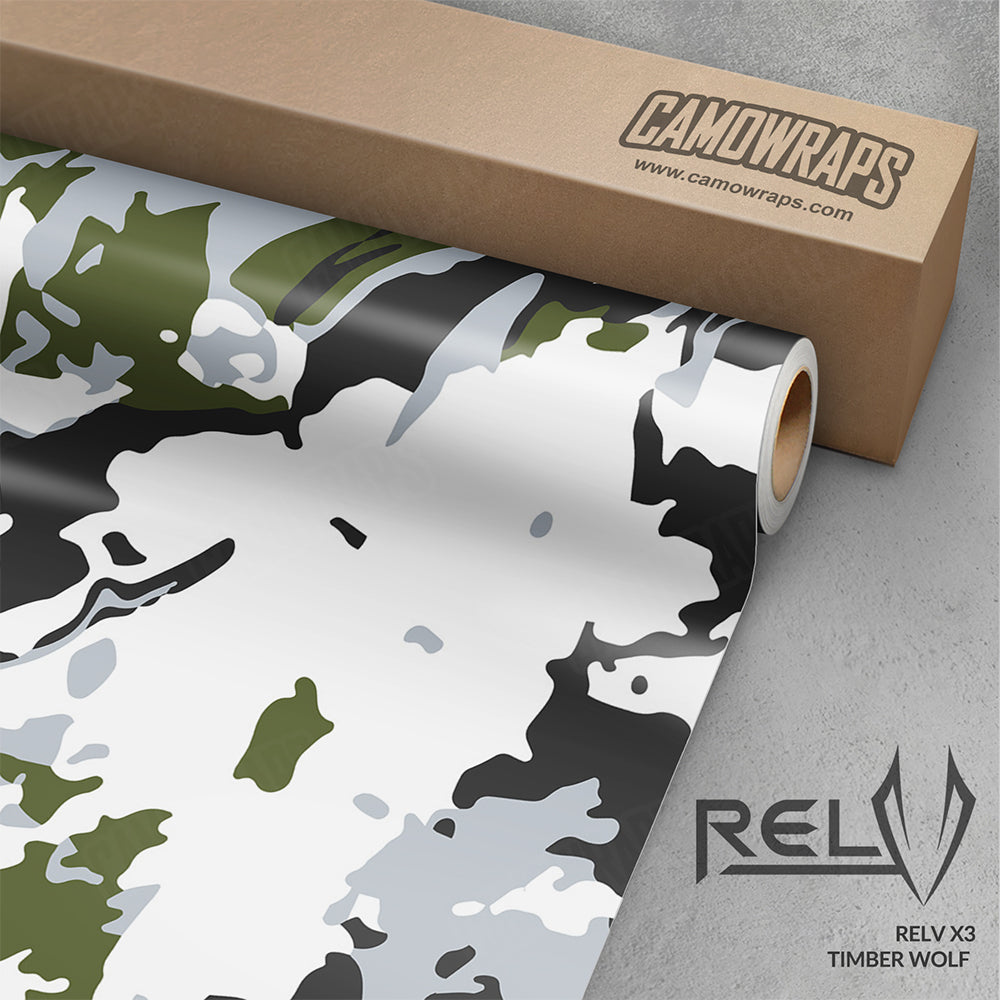RELV Camo Vinyl Wraps