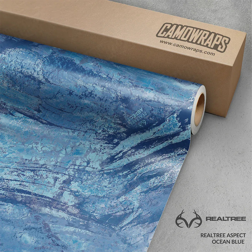 Realtree Aspect Sea Foam Gun Skin Vinyl Wrap