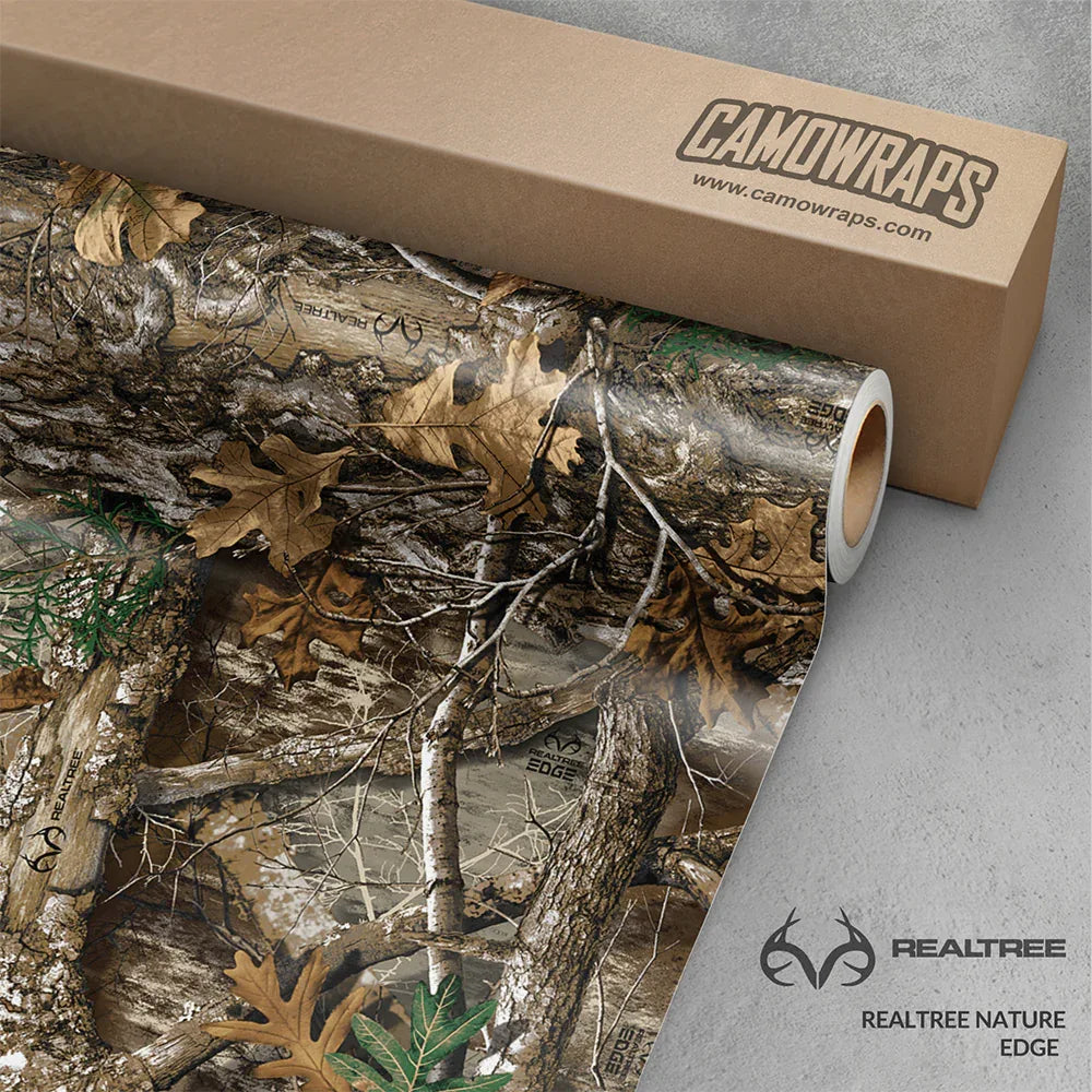 Realtree Nature Edge Vinyl Wrap | Blowout Stock | Avery Dennison Media | Matte Finish | 5ft x 6.5ft | 123409