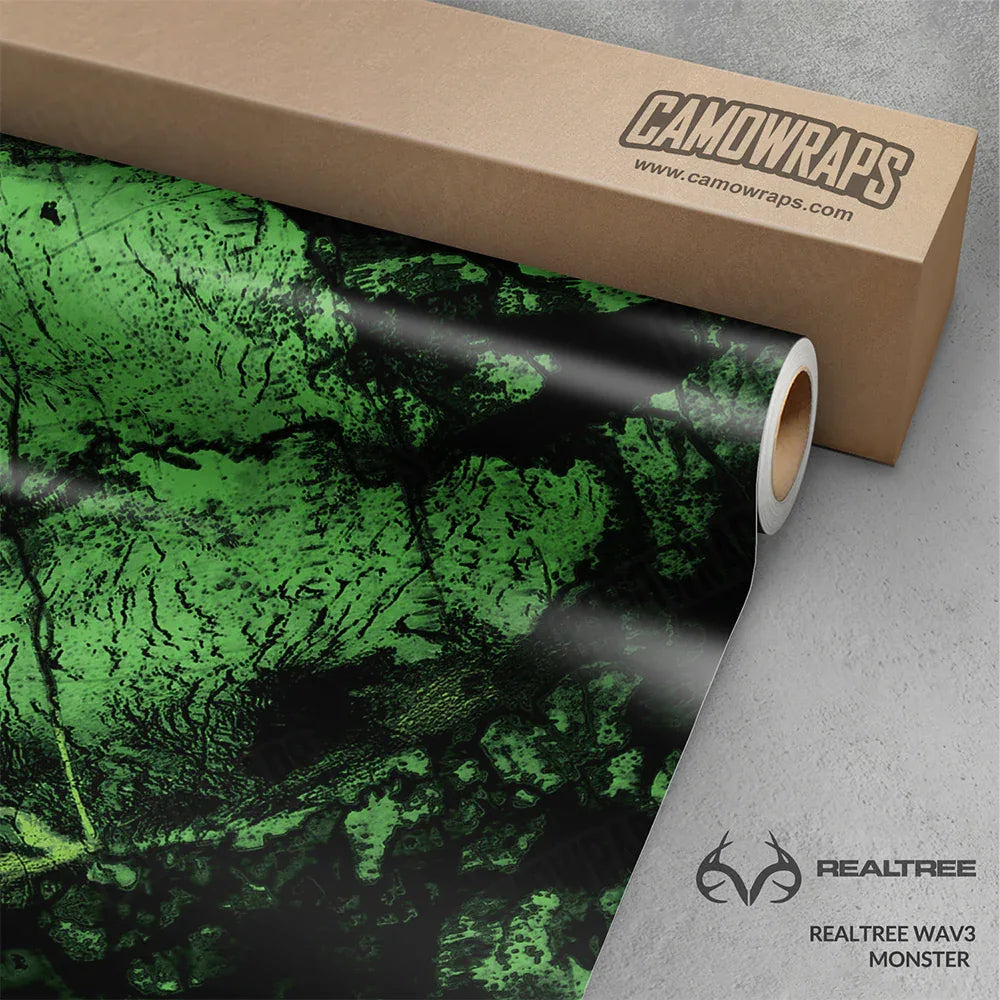 Realtree WAV3 Monster Vinyl Wrap | Blowout Stock | 3M Media | 5ft x 11ft | 135644