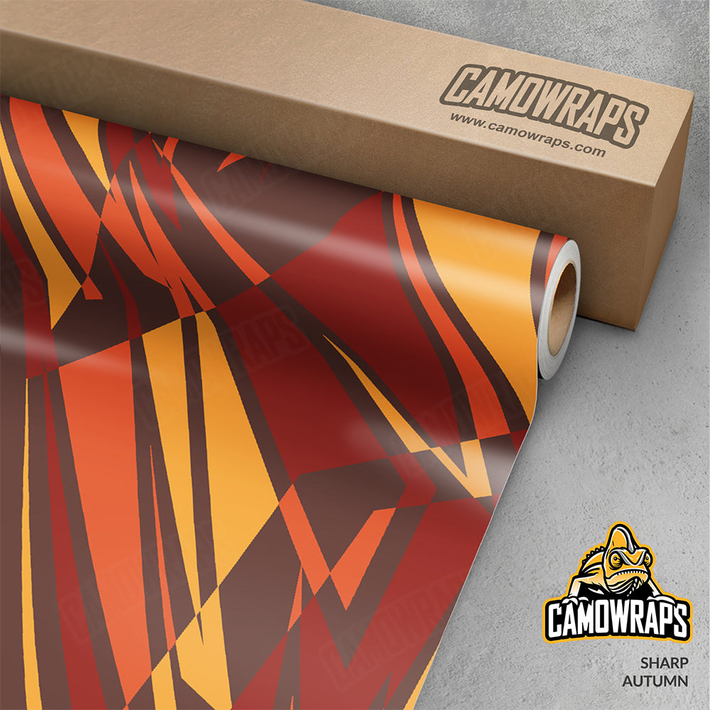 Sharp Autumn Gun Skin Vinyl Wrap