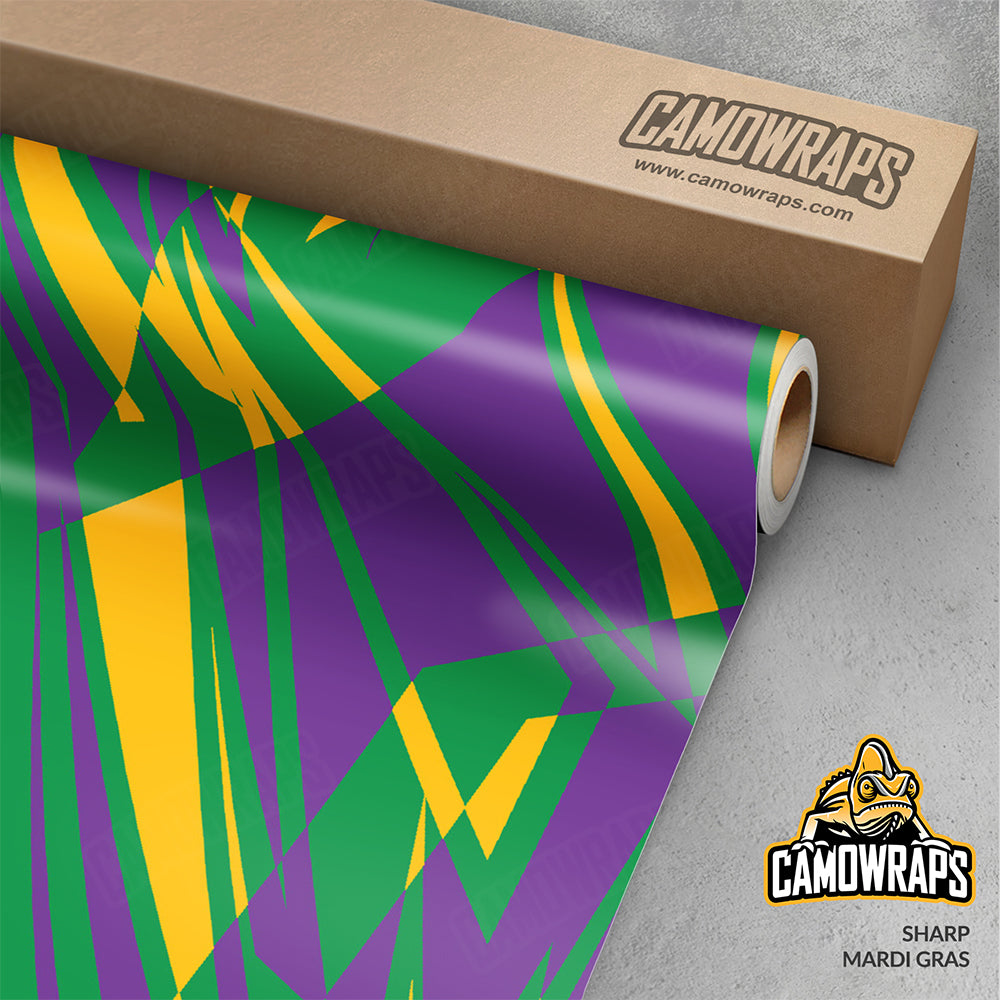 Sharp Mardi Gras Gun Skin Vinyl Wrap