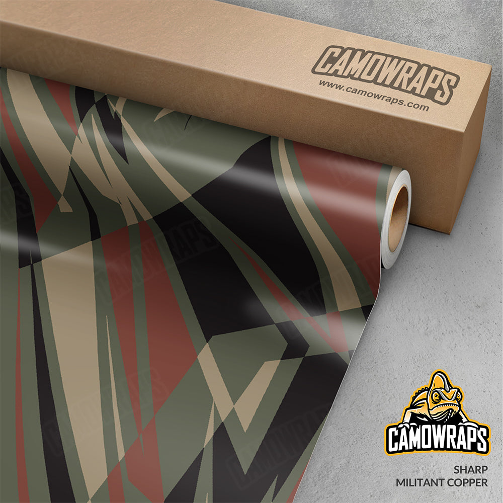 Sharp Militant Copper Gun Skin Vinyl Wrap