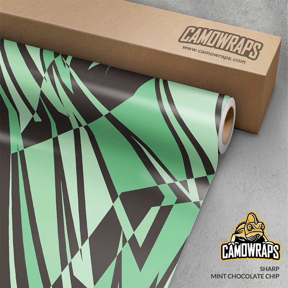 Sharp Mint Chocolate Chip Gun Skin Vinyl Wrap