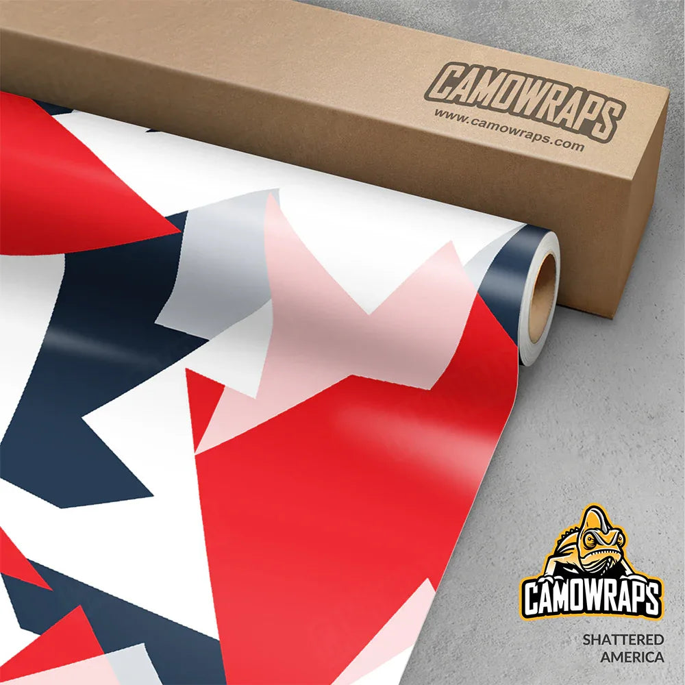 Shattered America Gun Skin Vinyl Wrap