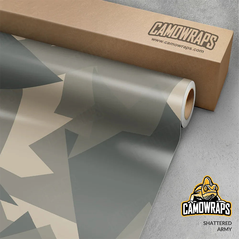 Shattered Army Gun Skin Vinyl Wrap