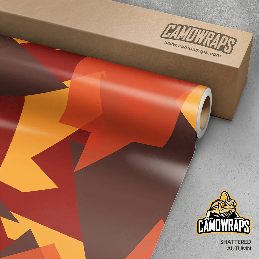 Shattered Autumn Gun Skin Vinyl Wrap