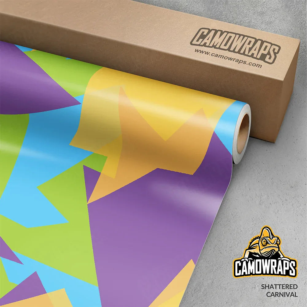 Shattered Carnival Gun Skin Vinyl Wrap