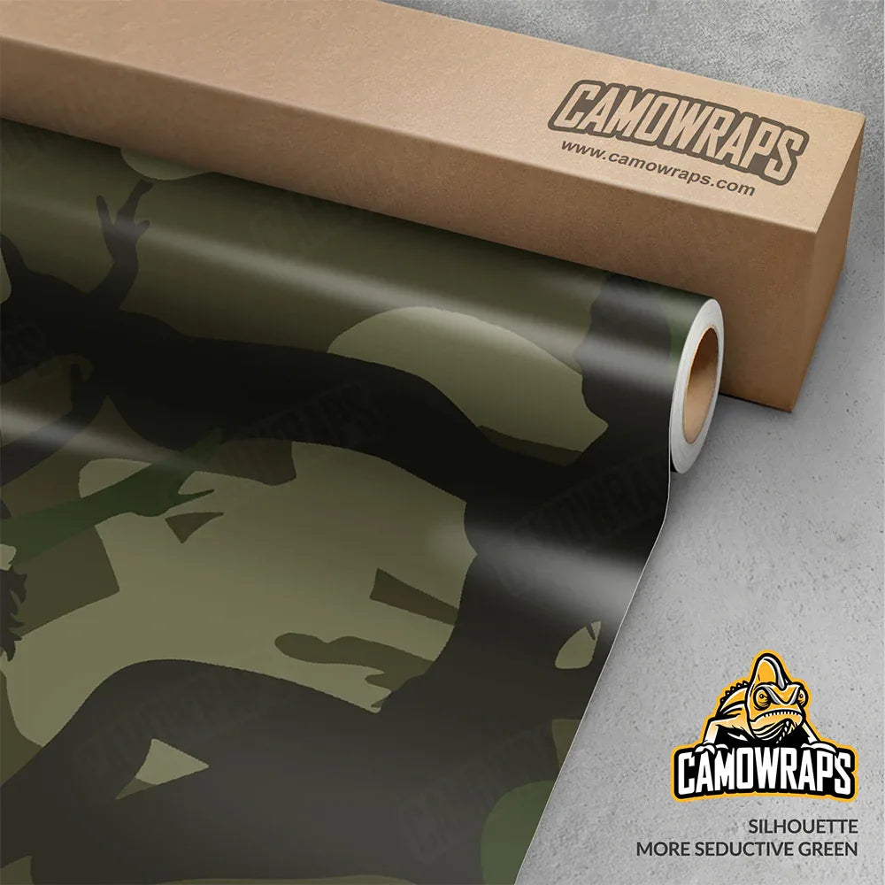 Silhouette More Seductive Green Gun Skin Vinyl Wrap
