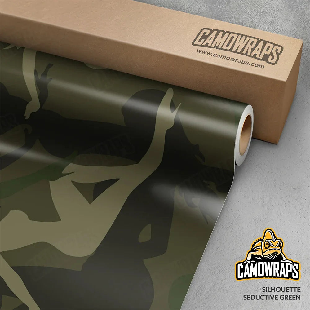Silhouette Seductive Green Gun Skin Vinyl Wrap