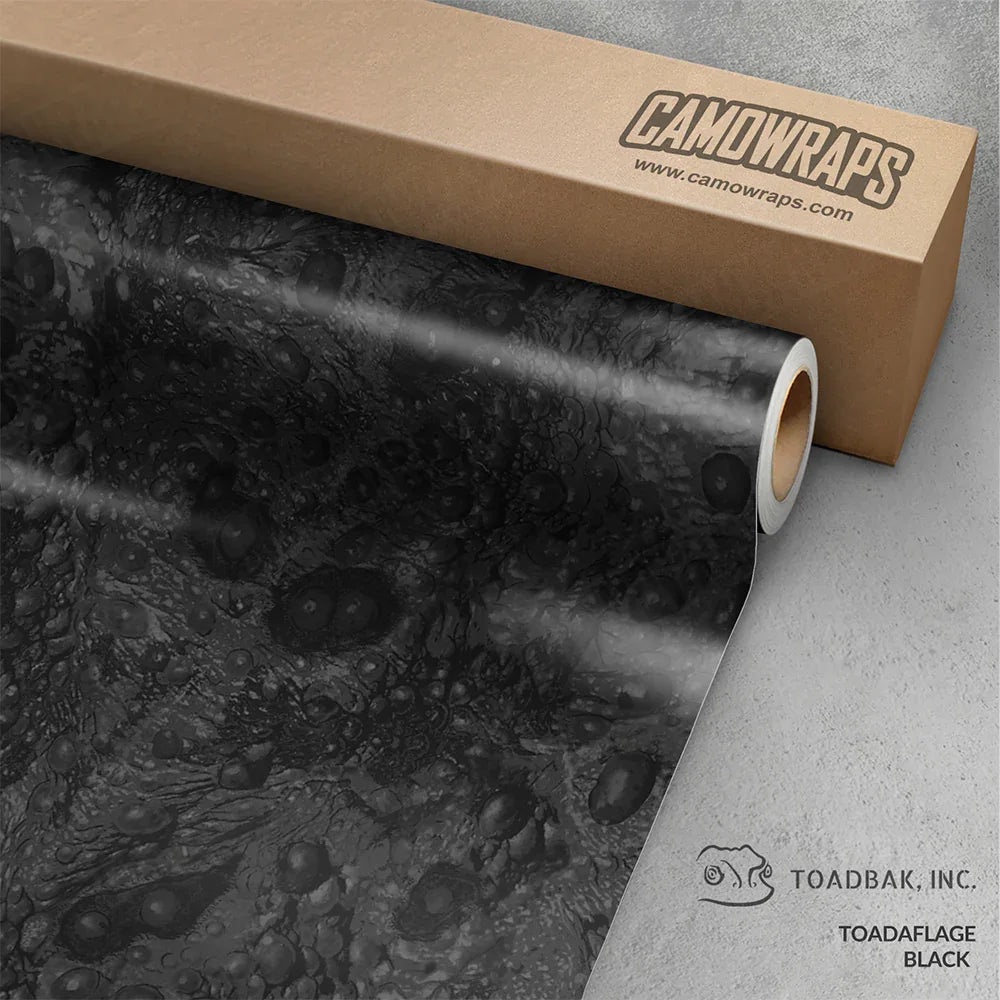 Toadaflage Black Gun Skin Vinyl Wrap