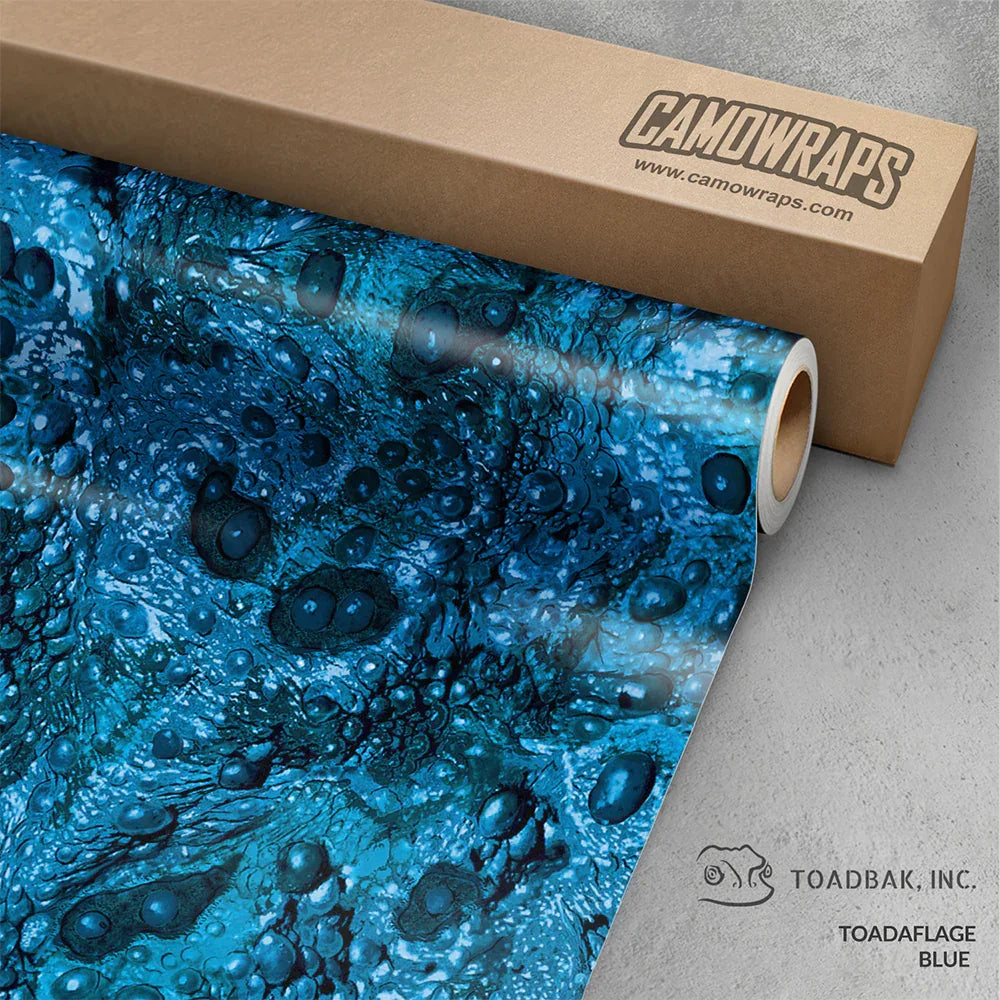 Toadaflage Blue Gun Skin Vinyl Wrap