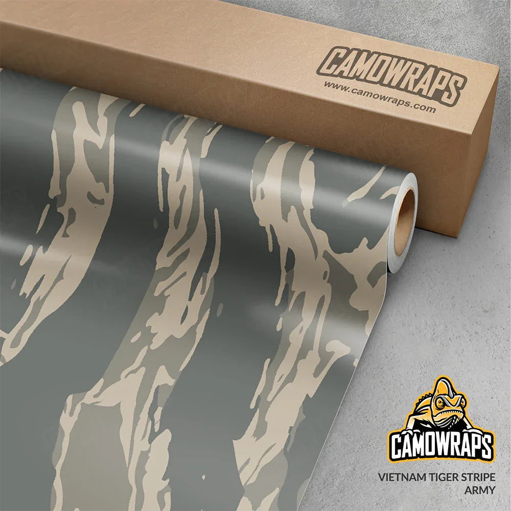 Vietnam Tiger Stripe Army Gun Skin Vinyl Wrap