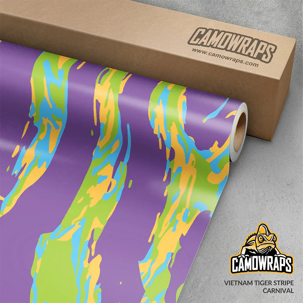 Vietnam Tiger Stripe Carnival Gun Skin Vinyl Wrap