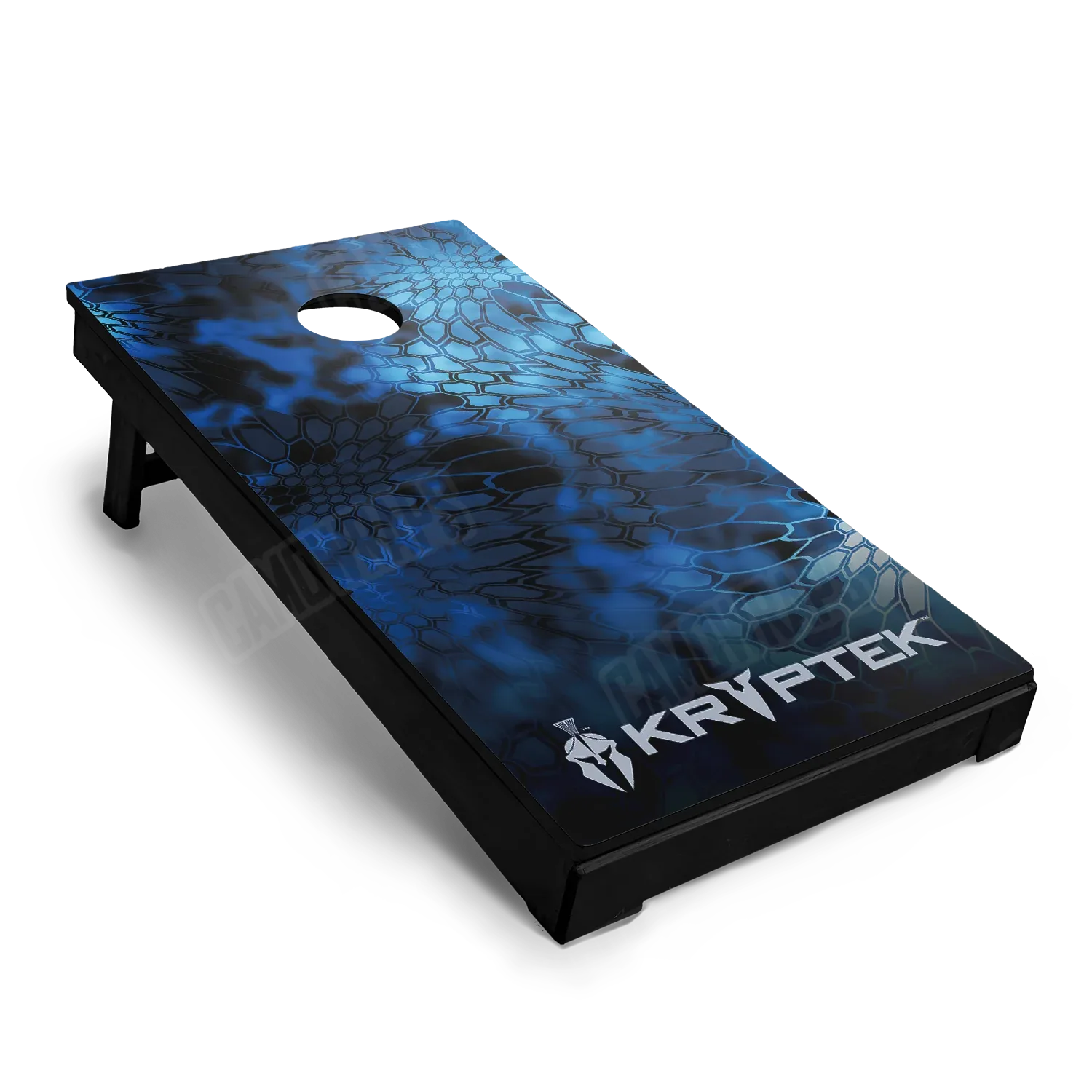 Kryptek Blue Lightning Cornhole Board Wraps