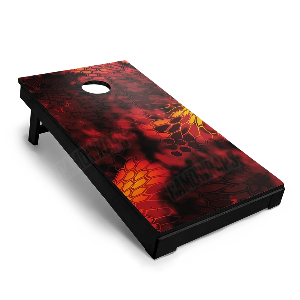 Kryptek Lava Cornhole Board Wraps