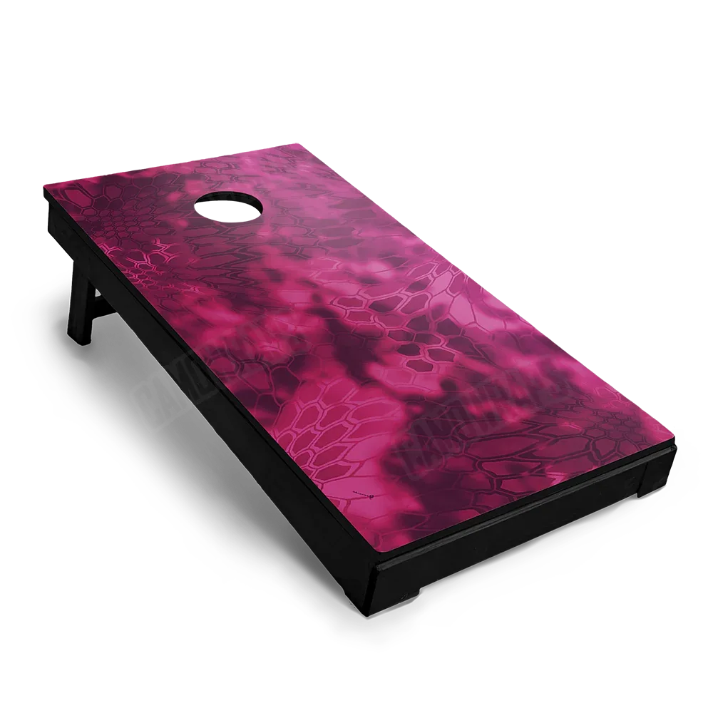 Kryptek Magenta Cornhole Board Wraps