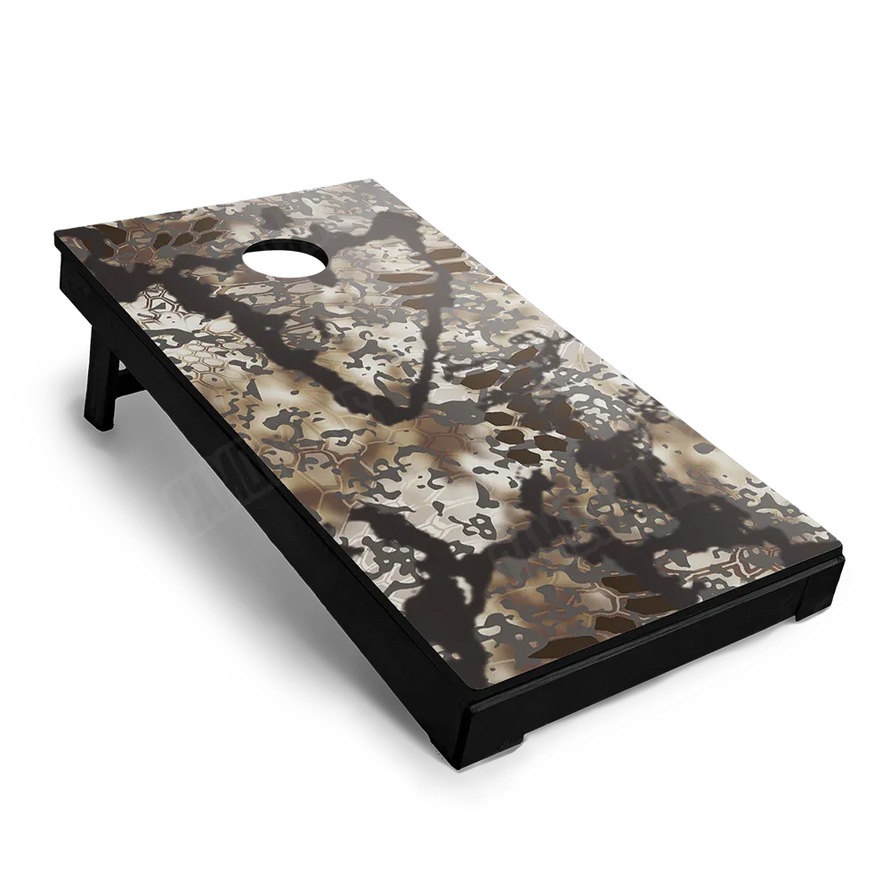 Kryptek Obskura Driftwood Cornhole Board Wraps