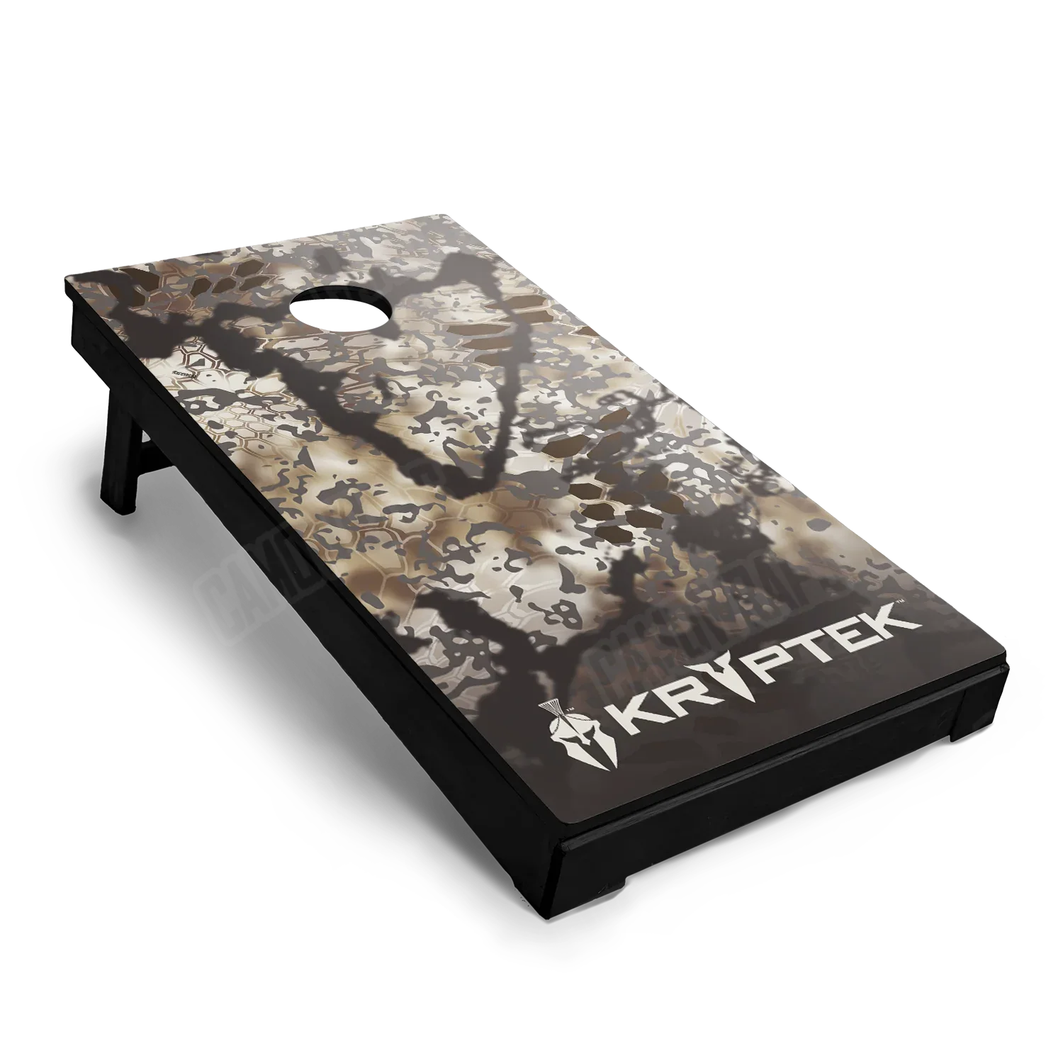 Kryptek Obskura Driftwood Cornhole Board Wraps