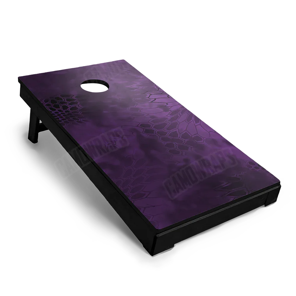 Kryptek Purple Cornhole Board Wraps