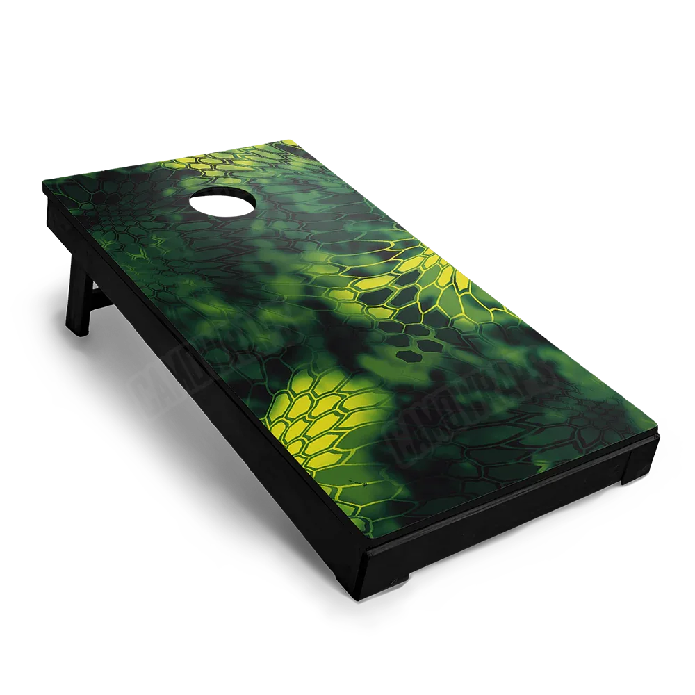 Kryptek Toxic Waste Cornhole Board Wraps