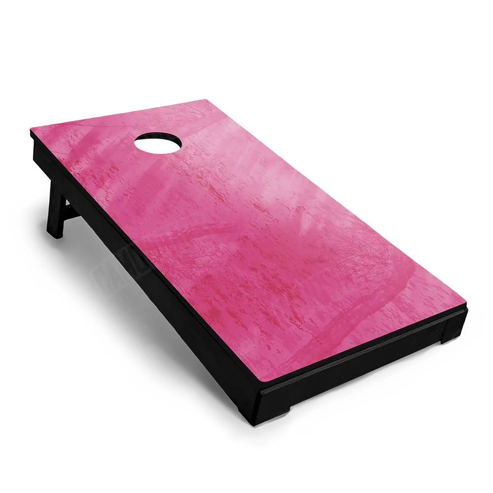 Realtree Fishing Pink Cornhole Board Wraps